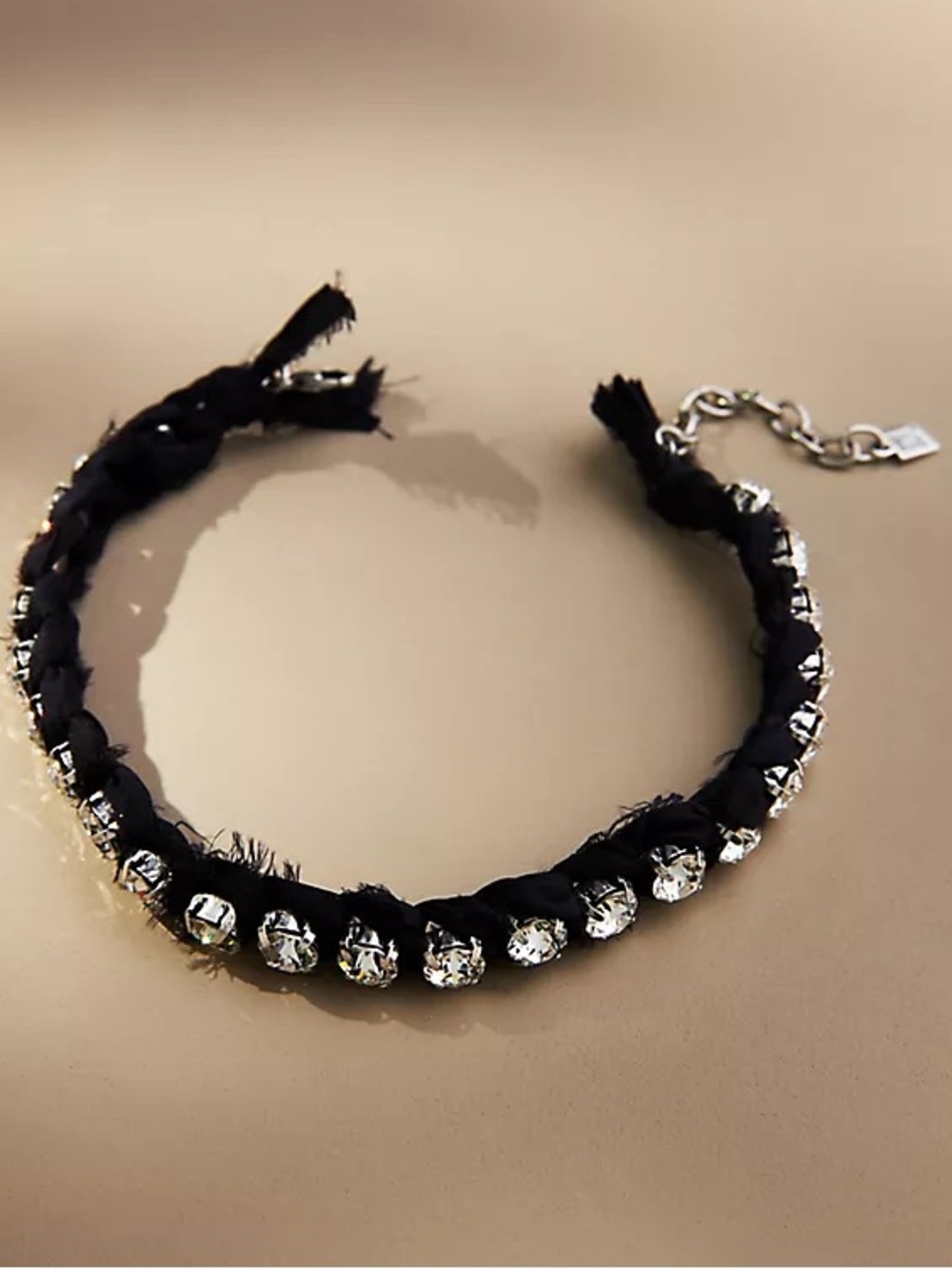 Dannijo Playa Black Necklace New Crystal Choker